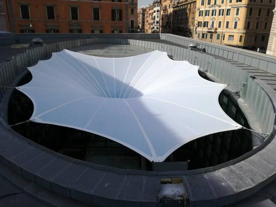 PTFE Inverted Tensile Structure Roof