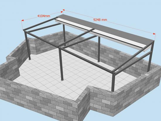 Sun shading Retractable Roof System