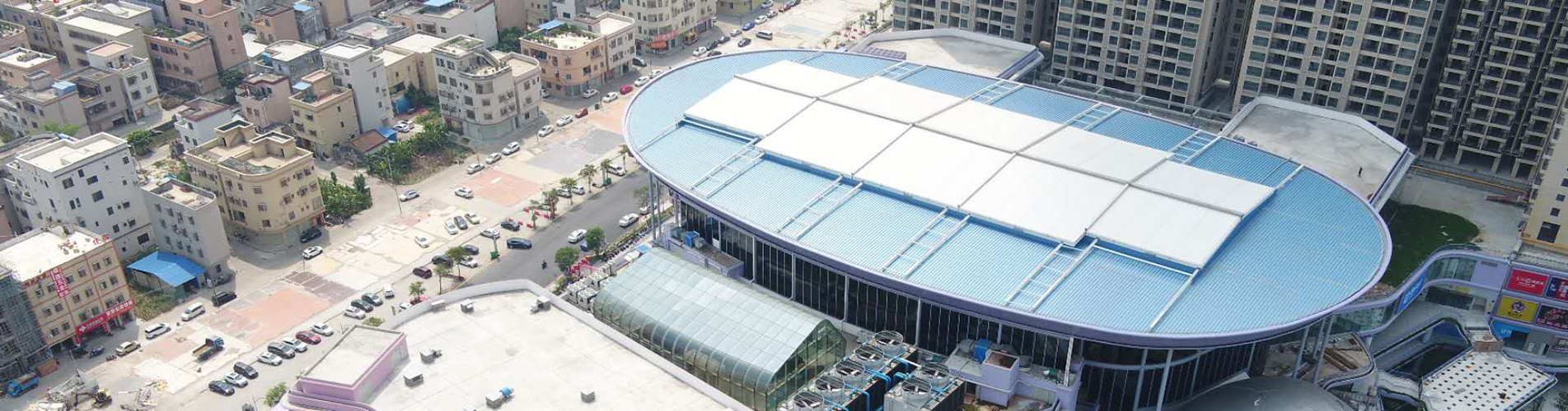  Stadium Shopping Mall Retractable Roof Structure